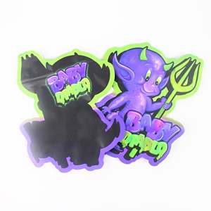 Custom Printed Smell Proof Moisture Proof Die Cut Mylar Bags 3.5g 7g 14g <b>for</b> Sushi Pet <b>Food</b> Jelly Canned <b>Food</b> - Product Image 3