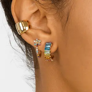 Minimal Jewelry Diamond Vintage Acrylic Packing Emerald Storage Rainbow Stud Earrings Alibaba Elegant Wedding Mexican Larimar