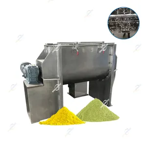 Horizontal Multifunctional Automatic Stainless Steel Double Mixer Ribbon Blender Dry Powder Mixing Machine