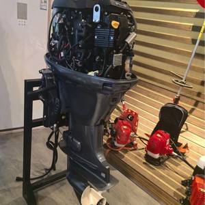 Moteur de bateau marin F60 à montage frontal, 60 chevaux, état neuf, type de carburant essence - Product Image 1