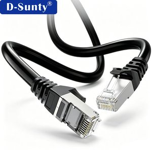 Cable Ethernet D-sunty Cat6a 10Gbps OFC con Doble Blindaje, Cable de Conexión RJ45 para PC, Router, CCTV - Product Image 1