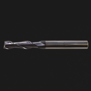 Fraise à queue en carbure monobloc Ttake Standard Ta1401, revêtement Nano TiAlN, hélice 30 degrés, série longue, 2 dents, pour usinage de métaux - Product Image 3