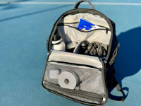 Sac à dos de pickleball tout-en-un noir, sac à dos organisé pour raquettes de pickleball, sac de pickleball du bureau au terrain pour homme et femme