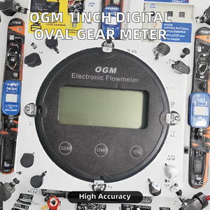 Débitmètre électronique OGM, débitmètre numérique de liquide, connexion filetée DN25 pour le transfert de carburant - Product Image 2