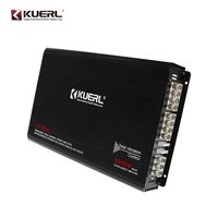 KUERL CTC-9500 Harga Terjangkau Kelas AB 4-Kanal 12V Amplifier Stereo Mobil Daya Tinggi 80W*4 Aluminium
