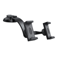 Support pour tablette de tableau de bord de voiture 360 ventouse rotative avec grande pince Support pour téléphone de tableau de bord pour iPad Pro 12.9/9.7/11/10.5