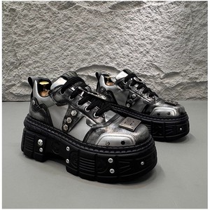 Nouvelles chaussures décontractées pour hommes, tendance mode outdoor, chaussures de sport et de skateboard, chaussures tendance à semelle épaisse pour hommes, augmentant la taille - Product Image 4