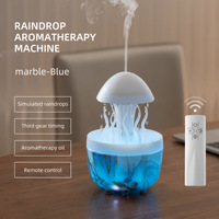 Humidificateur transfrontalier effet pluie méduse, lumières colorées, brume atomisante ultrasonique, diffuseur d'huiles essentielles, capacité 300ml, 36dB