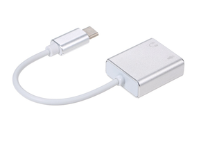 <span class=keywords><strong>Carte</strong></span> <span class=keywords><strong>son</strong></span> mobile 2 canaux en alliage d'aluminium de type C, plug-and-play, avec adaptateur audio stéréo <span class=keywords><strong>externe</strong></span> pour <span class=keywords><strong>PC</strong></span> - Product Image 3