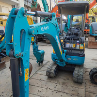 Excavadora usada de buena calidad Mini KUBOTA U17 1,7 toneladas Excelente funcionamiento de segunda mano con el mejor precio mini excavadoras usadas Japón