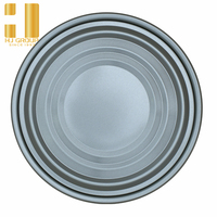 HJ GROUP 305D 80MM Couvercle plat en métal en fer blanc Couvercles normaux pour l'emballage de canettes métalliques 202 #, 211 #, 300 #, 307 #, 401 # TFS Bottom Ends