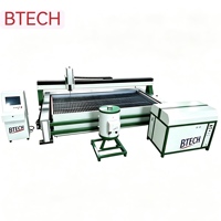 Machine de découpe à jet d'eau CNC 3 axes, table de travail 4x2m, 4200 bars, 37 kW, 220-380 V, pour acier inoxydable, granit, verre et plus encore