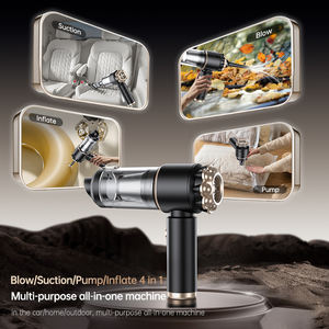 Melhor Mini <span class=keywords><strong>Cordless</strong></span> Car <span class=keywords><strong>Vacuum</strong></span> Cleaner Handheld Recarregável 7500PA/12000PA Sucção 160ml Poeira Bin Dry Pet Hair Carpet Seat Auto - Product Image 4