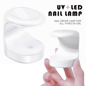 Jel Oje İçin Mini Tırnak Lambası Yumurta Kabuğu Şeklinde USB ile Çalışan El Tipi UV/LED Işık Toptan Jel Oje İçin Tırnak Lambası - Product Image 1