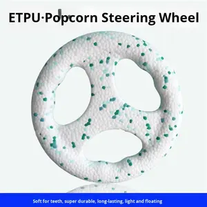 Juguete para Perros ETPU Popcorn Flying Disc Border Collie, Volante Suave Resistente a Mordidas, Interactivo, para Aliviar el Aburrimiento - Product Image 4