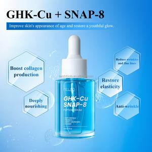 Sérum Visage Marque Blanche Raffermissant Réparateur Stimulant le <span class=keywords><strong>Collagène</strong></span> Sérum Peptidique Cuivre Bleu GHK-Cu <span class=keywords><strong>avec</strong></span> <span class=keywords><strong>Acide</strong></span> <span class=keywords><strong>Hyaluronique</strong></span> - Product Image 4