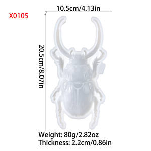 Molde de Silicona Hecho a Mano Kingnoo, Estilo Ins, para Hacer Adornos Decorativos y Herramientas para Pasteles, para Resina, Forma Irregular - Product Image 3