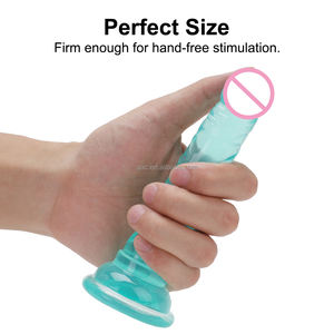 Sacknove Bulk Goedkope Kleine <span class=keywords><strong>5.9</strong></span> <span class=keywords><strong>Inch</strong></span> Penis Gelei Realistische Zuigkracht Vrouwelijke Seksspeeltjes Hoge Kwaliteit Feest Lesbische Rubber <span class=keywords><strong>Dildo</strong></span> - Product Image 5