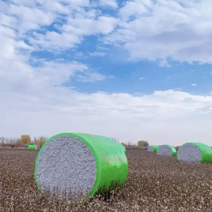 فيلم تغليف قطني مرن بألوان مخصصة أصفر وأزرق مباشرة من المصنع - Product Image 5