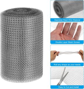 Tissu de remplissage pour trous en treillis métallique, écran en maille flexible double couche avec outil de pose pour le remplissage des trous et la protection des plantes - Product Image 6