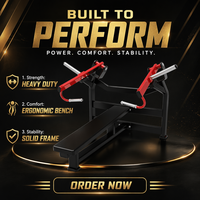 Machine de musculation isolalette à charge par plaques pour développements en salle de sport et entraînement de force