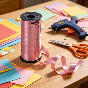 Cinta Rose Gold Brillante 91M Party Decorations ensuring longevity and resistance to wear during use - Product Image 5