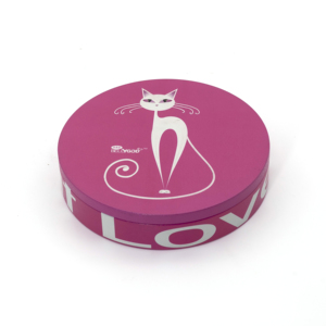 Phẳng Lớn Vàng Rỗng Thực Phẩm Vòng Kim Loại 8 Inch Biscuit Cookie Tins Hoặc Bánh Tins Can - Product Image 5