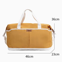 Sac de voyage TINYAT Weekender Tote Bag, modèle grande capacité, pliable, durable, en polyester, fermeture éclair, tendance