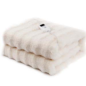 Tốt Nhất Bán Thỏ Lông Điện Bìa Chăn Vua Kích Thước Sưởi Ấm Ấm Cho Mùa Đông Với 6 Nhiệt Cài Đặt Điều Khiển - Product Image 2