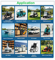 Batterie semi-solide LiFePO4 72V 30Ah à charge rapide personnalisée, 1200 cycles, pour véhicules électriques, vélos électriques, trottinettes électriques et bateaux