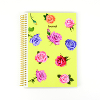 Carnet de notes personnalisé A5 avec reliure spirale, couverture en PP imprimée, pour fournitures scolaires, planificateur personnalisé pour étudiants