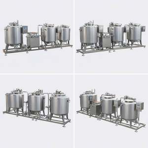 เครื่องผลิตโยเกิร์ตเชิงพาณิชย์ สายการผลิตถังหมักโยเกิร์ต เครื่องพาสเจอร์ไรซ์นมไอศกรีม เครื่องผลิตโยเกิร์ต - Product Image 1