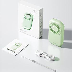 2500mah Wearable Foldable Electric Hand <b>Fan</b> 3-Speed Battery-Powered <b>USB</b> Rechargeable Lightweight Outdoor Handfree Summer <b>Fan</b> - Product Image 1