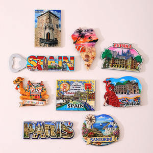 Imán Decorativo para Refrigerador con Diseño 3D <span class=keywords><strong>de</strong></span> La Palma, <span class=keywords><strong>España</strong></span>, Recuerdo Turístico Europeo Personalizado - Product Image 1