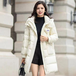 Veste d'hiver légère en duvet d'<span class=keywords><strong>eider</strong></span> pour femme, grande taille, qualité supérieure, fabriquée en Chine - Product Image 6