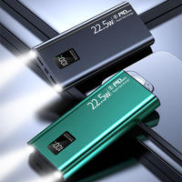 Tampilan Logam Pengisian Cepat Dua Arah QC3.0 PD22.5w Pengisi Daya Super Cepat 20000Mah Powerbank