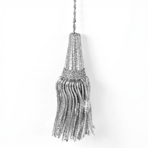 Flecos Metálicos con Borlas, Flecos de Bullion, Decoración para Cortinas y Prendas, 100% Poliéster, Ligeros, Color y Tamaño Personalizables - Product Image 1