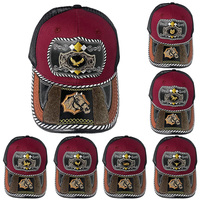 Gorra de Béisbol Unisex Personalizada con Logotipo de Herradura Metálica en 3D, Estilo Occidental, Étnico, Informal, para Pesca, Playa y Aire Libre