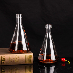 450ml Super Flint Coned Forme Rouge Vin Liqueur Bouteille Distributeurs Décanteur pour Alcool Liqueur Brandy <span class=keywords><strong>Vodka</strong></span> - Product Image 3