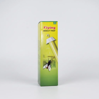 Trampa fluorescente para insectos voladores que brillan en la oscuridad, pegamento líquido adhesivo de fábrica, no eléctrico, reutilizable, para control de mosquitos, moscas y cucarachas.