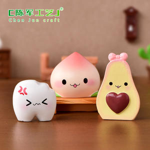 Adornos de musgo y suculentas para micropaisajes Weij, muñecos de ambiente, <span class=keywords><strong>sushi</strong></span> de aguacate, pequeños accesorios de dibujos animados, artesanías de resina - Product Image 5