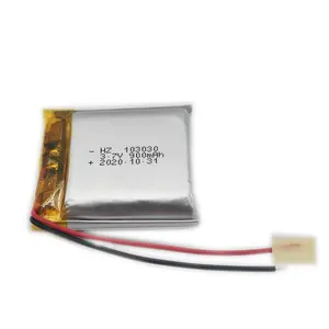 סוללה 3.7v 900mah 103030 li פולימר lipo סוללה