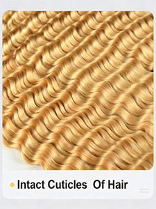 Estensioni per Capelli Umani Brasiliani Vergini al 100% Grado 12A, Onda Profonda, Senza Cuciture, Colorate, in Bulk per Saloni di Bellezza - Product Image 3