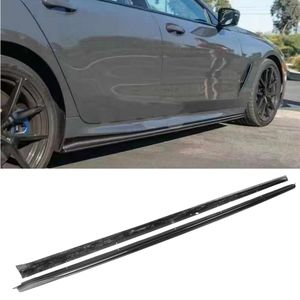 Faldones Laterales de Fibra de Carbono Seca Estilo 3D para <span class=keywords><strong>BMW</strong></span> G16 <span class=keywords><strong>M8</strong></span> F93 <span class=keywords><strong>2023</strong></span>+ Nuevos Faldones Laterales G16 F93 - Product Image 1
