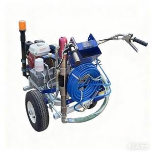 Machine de marquage par pulvérisation <span class=keywords><strong>à</strong></span> <span class=keywords><strong>froid</strong></span> d'origine usine, haute pression, sans air, pour la marquage uniforme des lignes sur asphalte et béton - Product Image 4