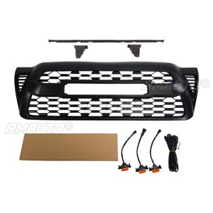 Kit carrosserie pour Toyota Tacoma 2005-2011, calandre de pare-chocs, grilles de course, garniture décorative, calandre avant, pièce extérieure - Product Image 3