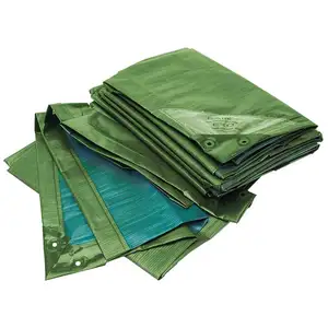 Daur Ulang Tahan Air PVC Terpal Heavy Duty Tarpaulin Homebase Untuk Cover