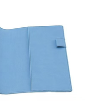 Couverture de carnet en cuir PU, couverture de journal minimaliste, couverture de bureau élégante rechargeable