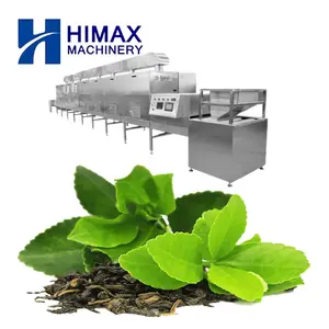 Full automatic tunnel leaf drying machine industrial microwave dryer equipment