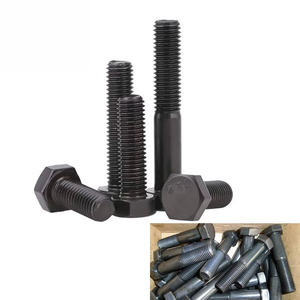 Visserie galvanisée : <span class=keywords><strong>Vis</strong></span> hexagonales M6 en aluminium, boulons sur mesure en acier inoxydable, boulons hexagonaux noirs oxydés - Product Image 6